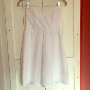 Express - White Sweetheart Dress - Graduation